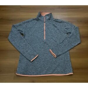 Womens Under Armour Fitted Quarter Zip Active Performance Shirt Pullover Jacket